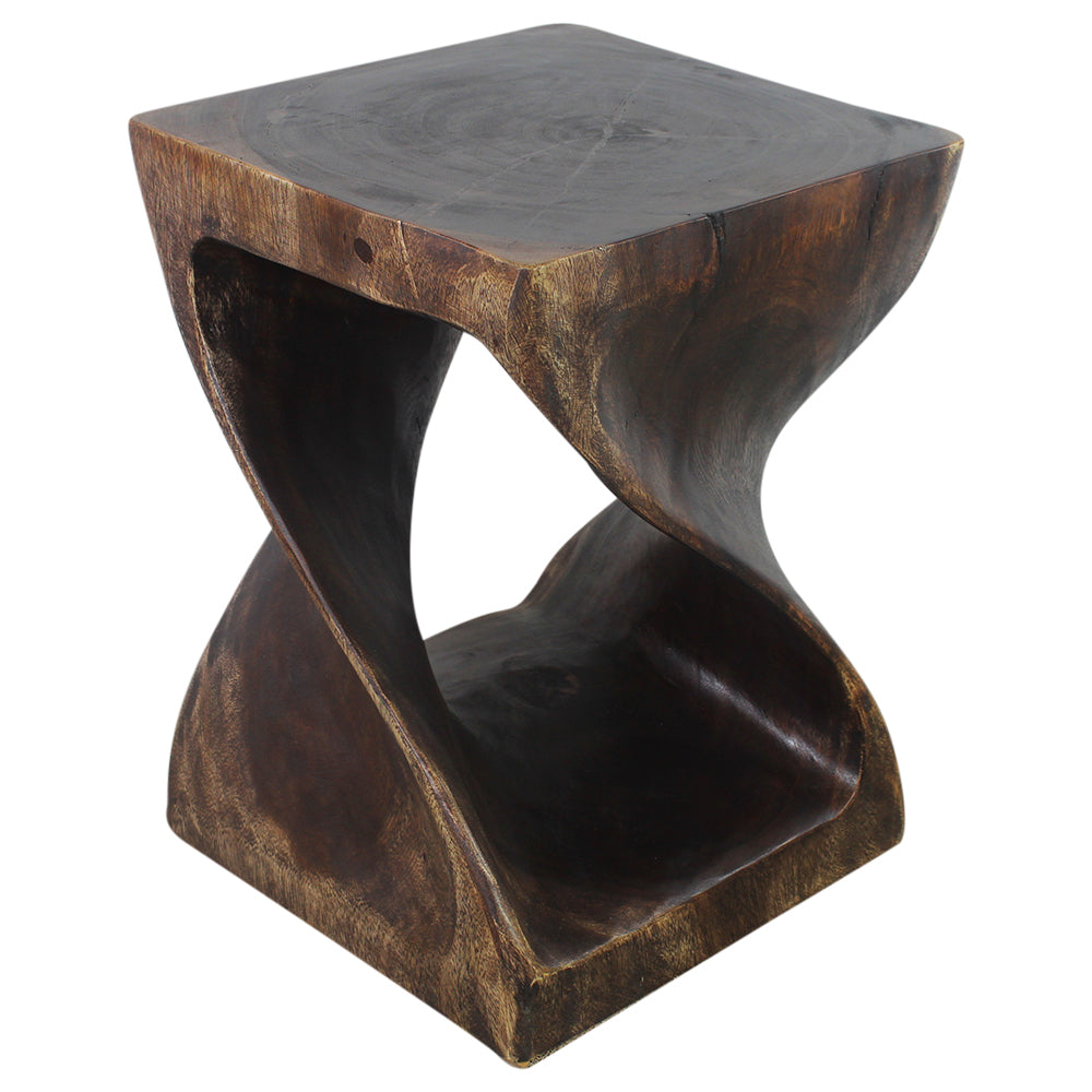 Mocha shop end table