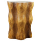 Haussmann Natural Stump Solid Wood End Table - 16 in dia x 20 in H - Oak
