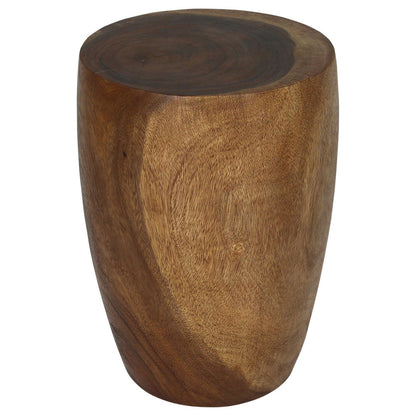 Haussmann Merlot Solid Wood End Table - 14 in dia top x 20 in H (tapered) - Walnut
