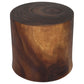 Haussmann Natural Stump 19 in DIA top x 18 in H Walnut — hero