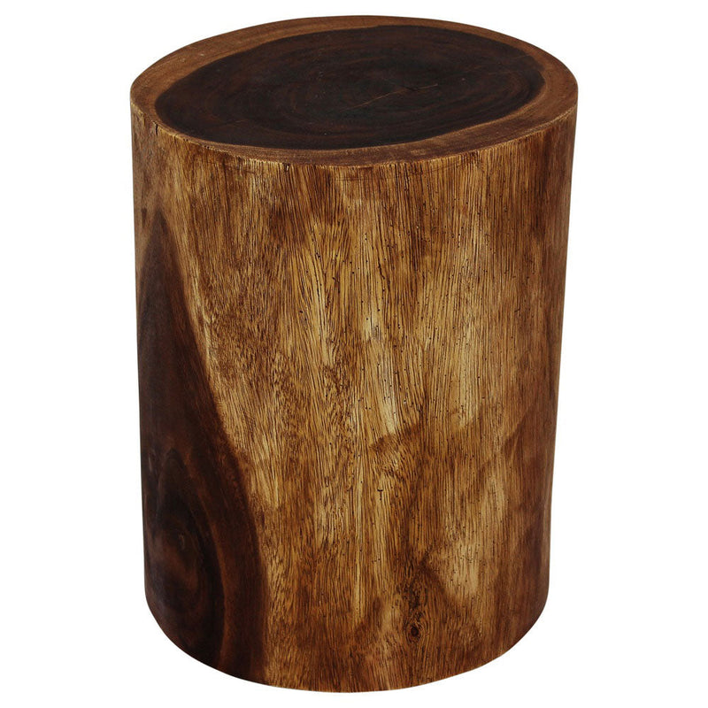 Haussmann Natural Stump 14 in DIA x 18 in H Walnut — hero