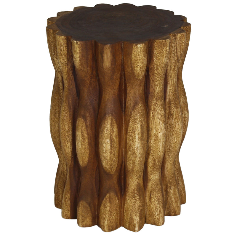 Haussmann Natural Stump 15 in DIA x 20 in H Oak — hero