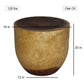 Haussmann Barrel Drum 20 in DIA x 18 in H Oak — sizing