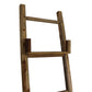 Haussmann Teak Towel Ladder, Adjustable Shelf, 18 x 64 in H