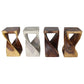 Haussmann Original Twist 23 inch end tables — available finish colors together