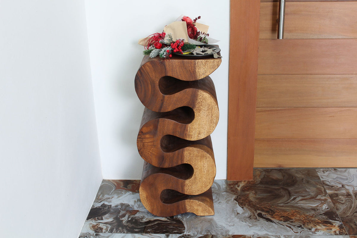 Handcrafted solid wood furniture
